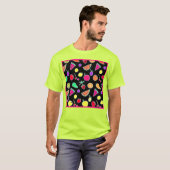 Stralende Tropic Neon Magic T-shirt (Voorkant volledig)