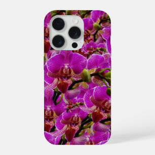 Stralende Trossen: De Magenta Orchidee Symfonie, iPhone 15 Pro Case