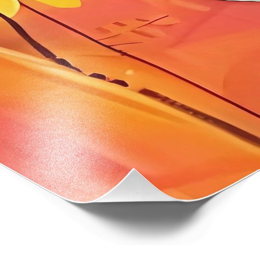 stralende tuin foto afdruk (Hoek)