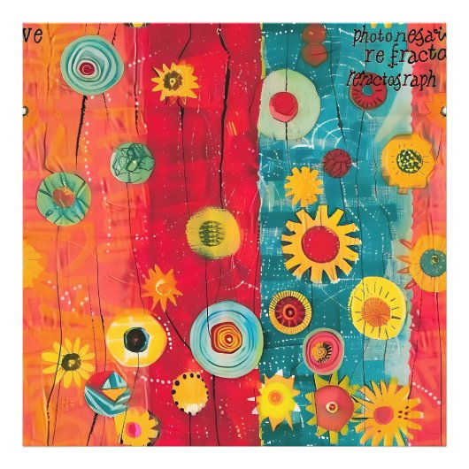 stralende tuin foto afdruk (Voorkant)