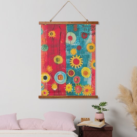 Stralende Tuin Hangend Wandkleed (Slaapkamer)