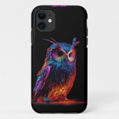 Stralende Uil Case-Mate iPhone Case (Achterkant)