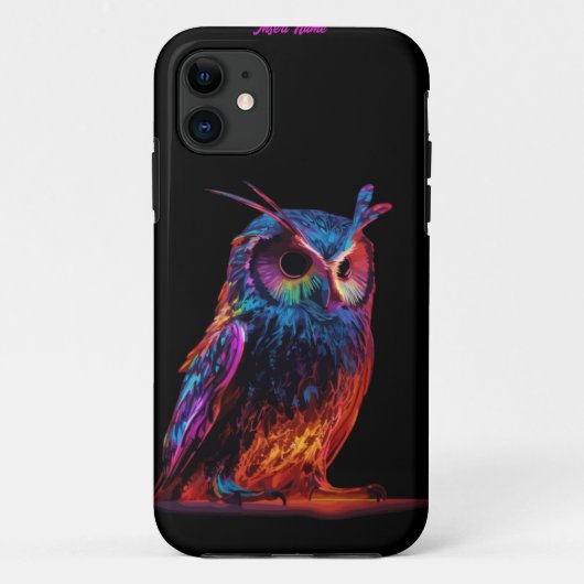 Stralende Uil Case-Mate iPhone Case (Achterkant)