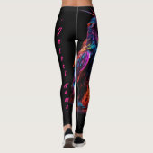 Stralende Uil Leggings (Achterkant)