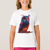 Stralende Uil T-shirt (Voorkant)