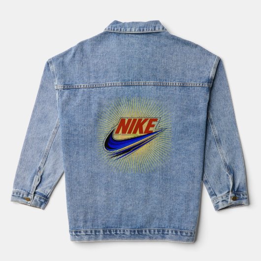 stralende uitbarsting denim jacket (Achterkant)
