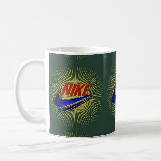 stralende uitbarsting koffiemok (Links)