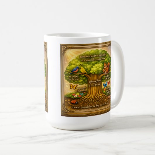 Stralende Visieboom Koffiemok (Voorkant rechts)