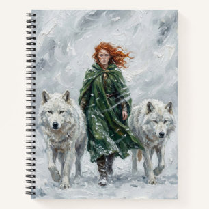Stralende Vredesduif Lantaarn Imbolc Sneeuwklokjes Notitieboek