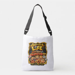 Stralende vreugde crossbody tas