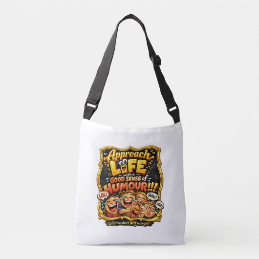 Stralende vreugde crossbody tas (Voorkant)