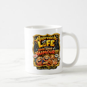 Stralende vreugde koffiemok