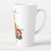 Stralende vreugde latte mok (Rechts)