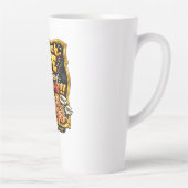 Stralende vreugde latte mok (Rechts)