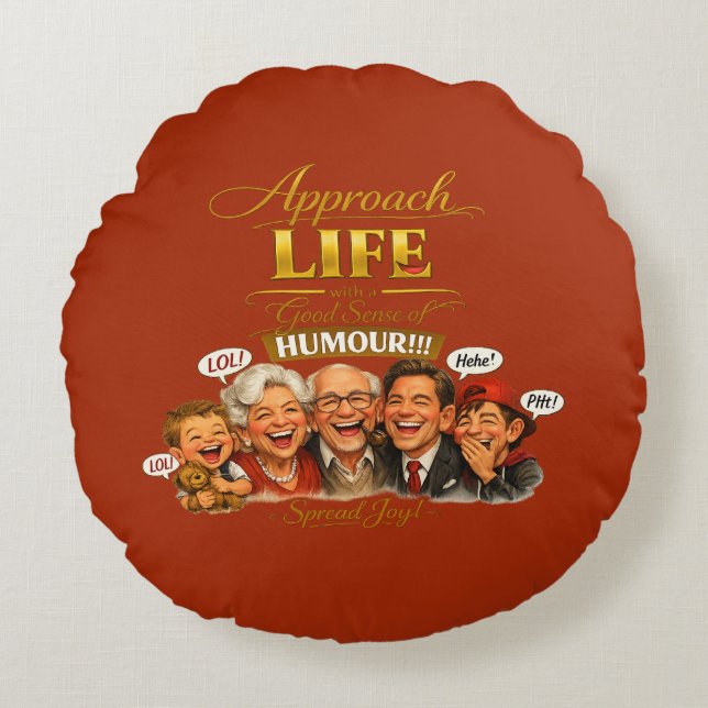 Stralende vreugde rond kussen (Voorkant)