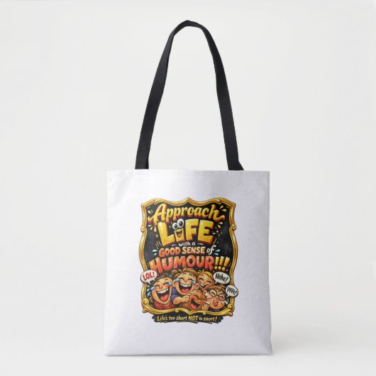 Stralende vreugde tote bag (Voorkant)