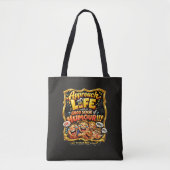 Stralende vreugde tote bag (Voorkant)