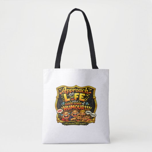 Stralende vreugde tote bag (Voorkant)