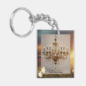 "Stralende weelde" Sleutelhanger (Voorkant Links)