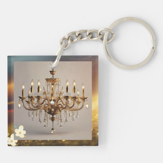 "Stralende weelde" Sleutelhanger (Achterkant)