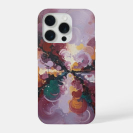 Stralende Werveling - Abstracte Kleurenexplosie Ip iPhone 15 Pro Case