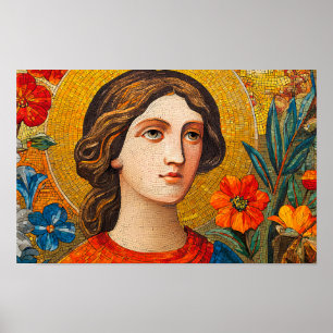 Stralende Wijsheid van Sint-Catharina van Alexandr Poster