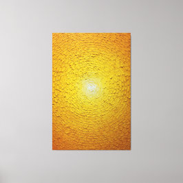Stralende witte en oranje zonnestraal textuur canvas afdruk