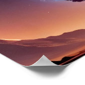 Stralende wortels: de boom van het leven Inspirere Poster (Hoek)