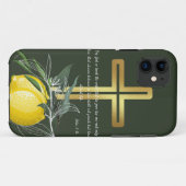 Stralende Zegeningen: Citroen en Groen Christelijk Case-Mate iPhone Case (Achterkant (horizontaal))