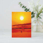 stralende zon briefkaart (Staand voorkant)
