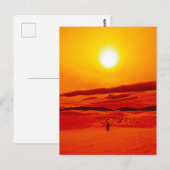 stralende zon briefkaart (Voorkant / Achterkant)
