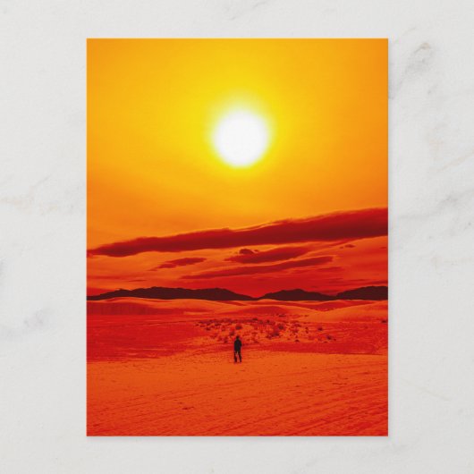 stralende zon briefkaart (Voorkant)