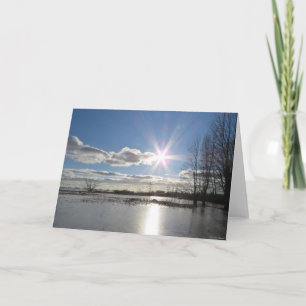 Stralende Zon - Lege Wenskaart Kaart