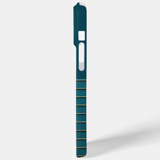 Stralende zon op Blauwgroen Case-Mate iPhone Case (Achterkant / Links)