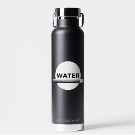 Stralende Zon Water Citaat met Goede Dag Balk Waterfles