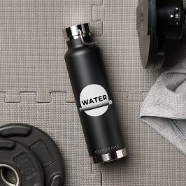 Stralende Zon Water Citaat met Goede Dag Balk Waterfles