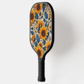 Stralende zonnebloem bloei: omarm de artistieke vr pickleball paddle (Links)