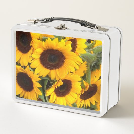 Stralende Zonnebloem Bloemstuk (Voorkant)