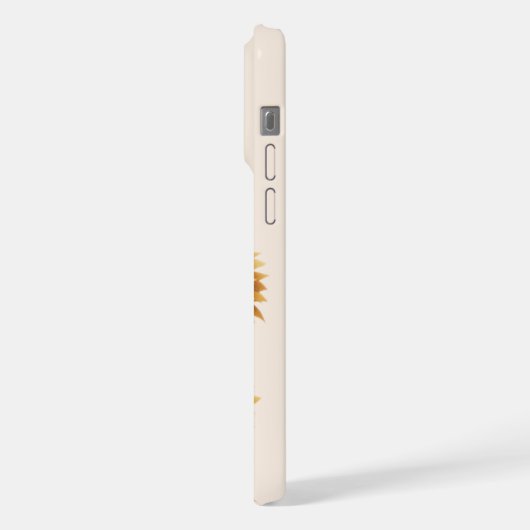 Stralende zonnebloem iPhone hoesje (Linkerkant)