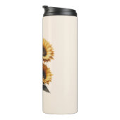 Stralende zonnebloem thermosbeker (Geroteerd rechts)