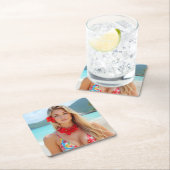 Straling door het Zee: Helena's Island Moment Kartonnen Onderzetters (Insitu)