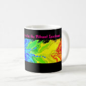 “Straling” – Een abstract Pride-patroon  Koffiemok (Voorkant rechts)