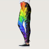 “Straling” – Een abstract trotspatroon  Leggings (Links)