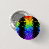 “Straling” – Een abstract trotspatroon Ronde Button 3,2 Cm (Voorkant /achterkant)