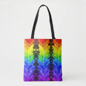 “Straling” – Een abstract trotspatroon Tote Bag (Voorkant)