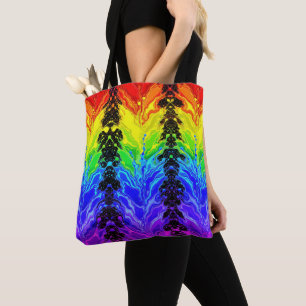 “Straling” – Een abstract trotspatroon Tote Bag
