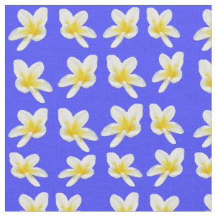 "Straling op Blauw: Het Gele Frangipani Verhaal" Stof