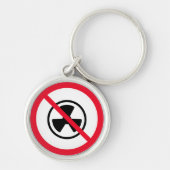 Straling Traditioneel gevarenteken | SLEUTELHANGER (Voorkant)