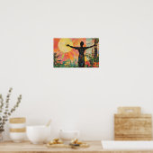Straling van lof poster (Keuken)