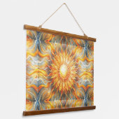 Straling van positieve energie hangend wandkleed (Gebogen)